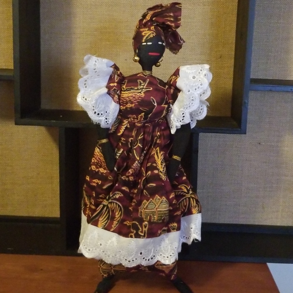 AFRICAN HAND STITCHED DOLL